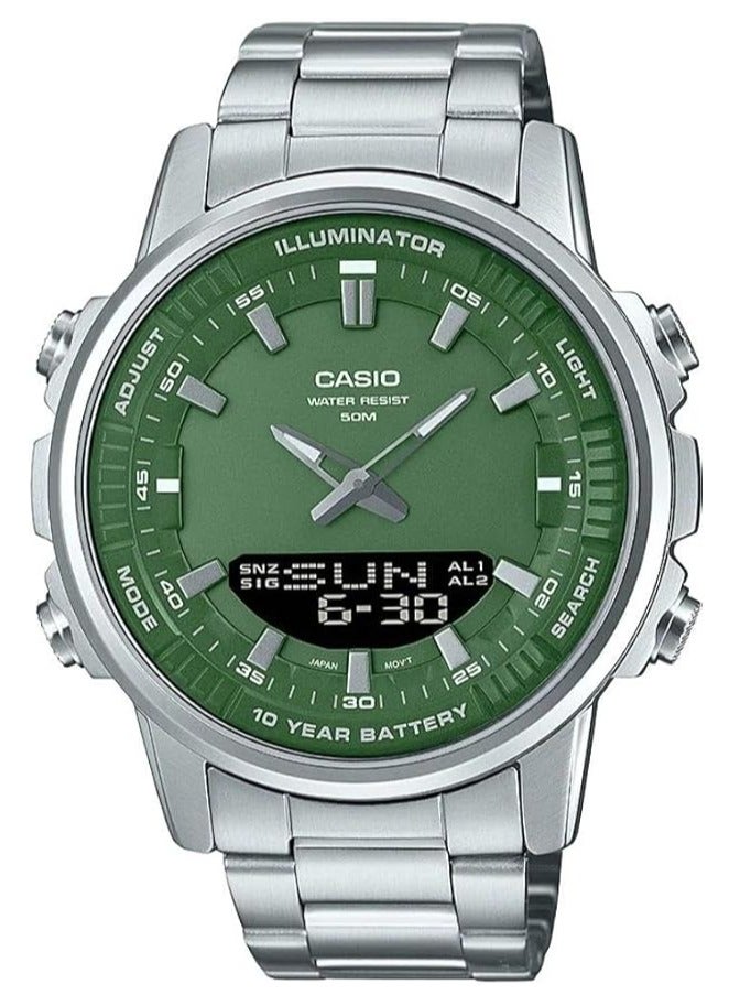 CASIO Stainless Steel Band Analog Digital