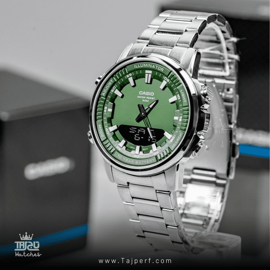 CASIO Stainless Steel Band Analog Digital