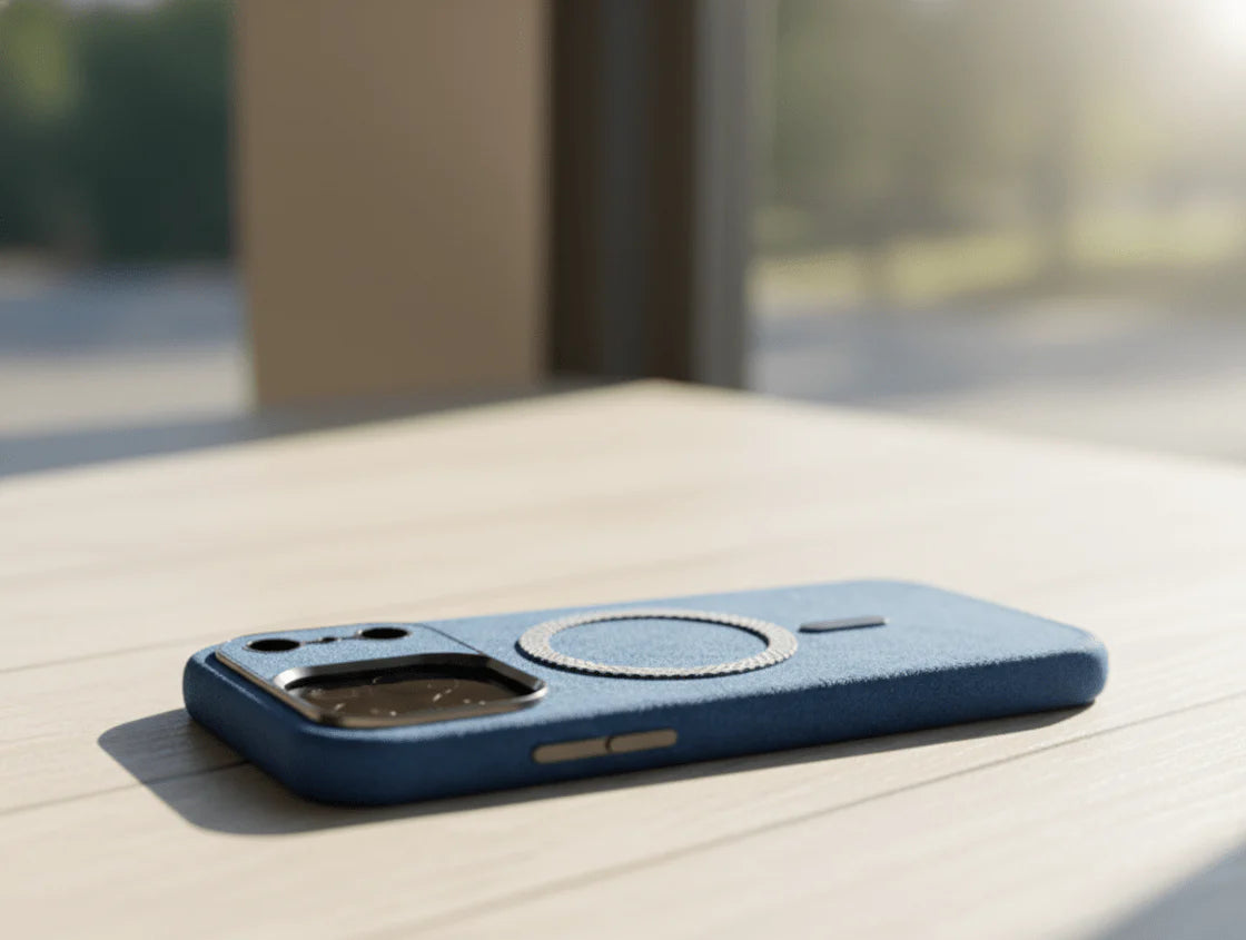 Premium Leather MagSafe Cover for iPhone